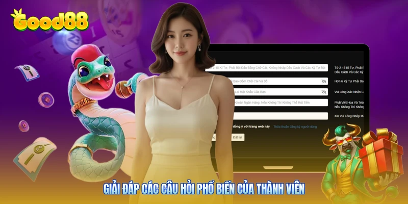 Giải đáp các câu hỏi phổ biến của thành viên